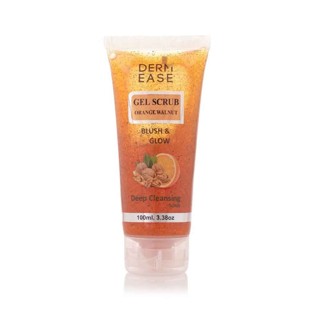 Buy Dermease Gel Scrub Orange Walnut 100 ml - Purplle