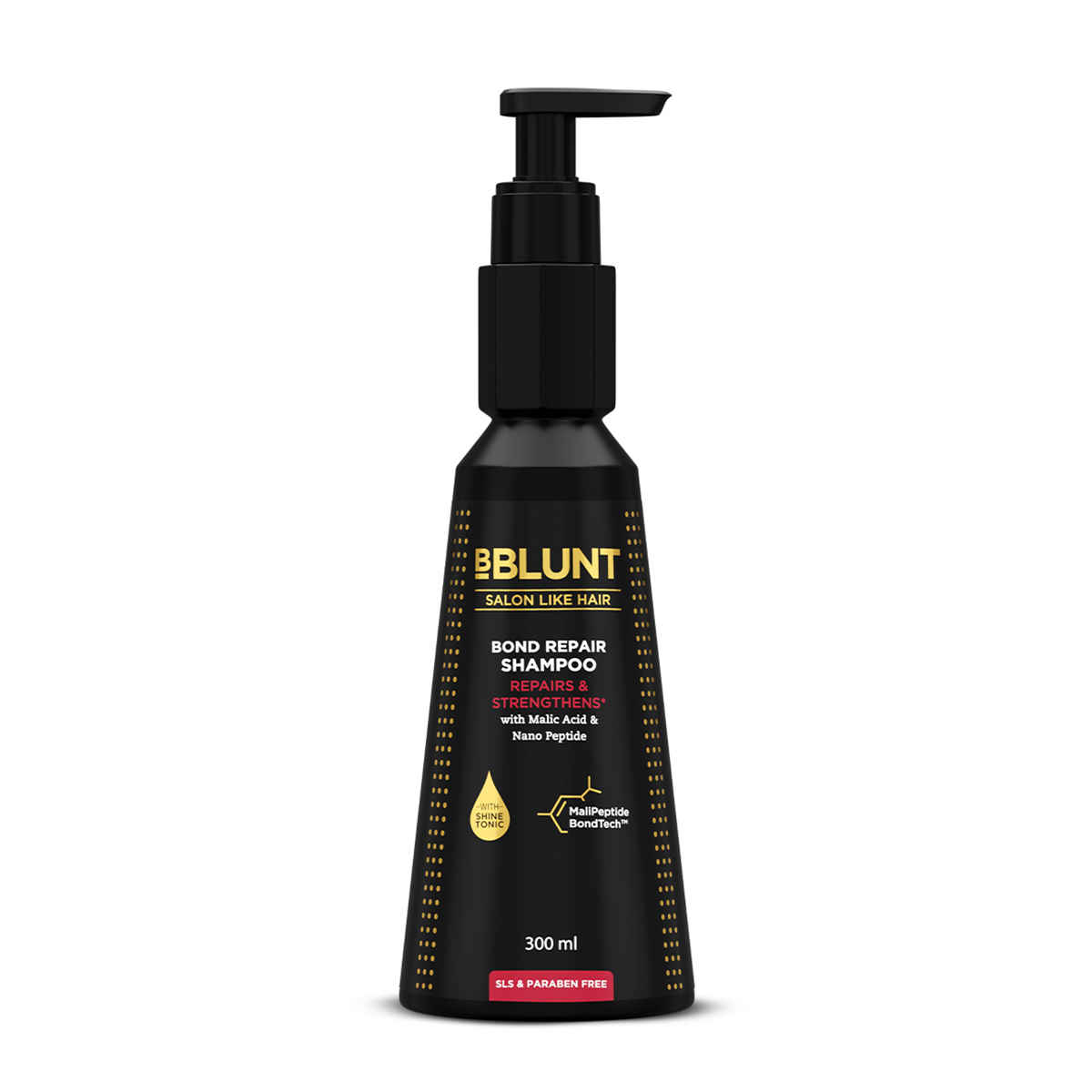 Buy BBLUNT Bond Repair Shampoo - 300 ml Repairs damaged hair by 89% in just 1 use* | Powered with MaliPeptide BondTech | Recommended By Hair Experts | For Men & Women | SLS & Paraben Free - Purplle