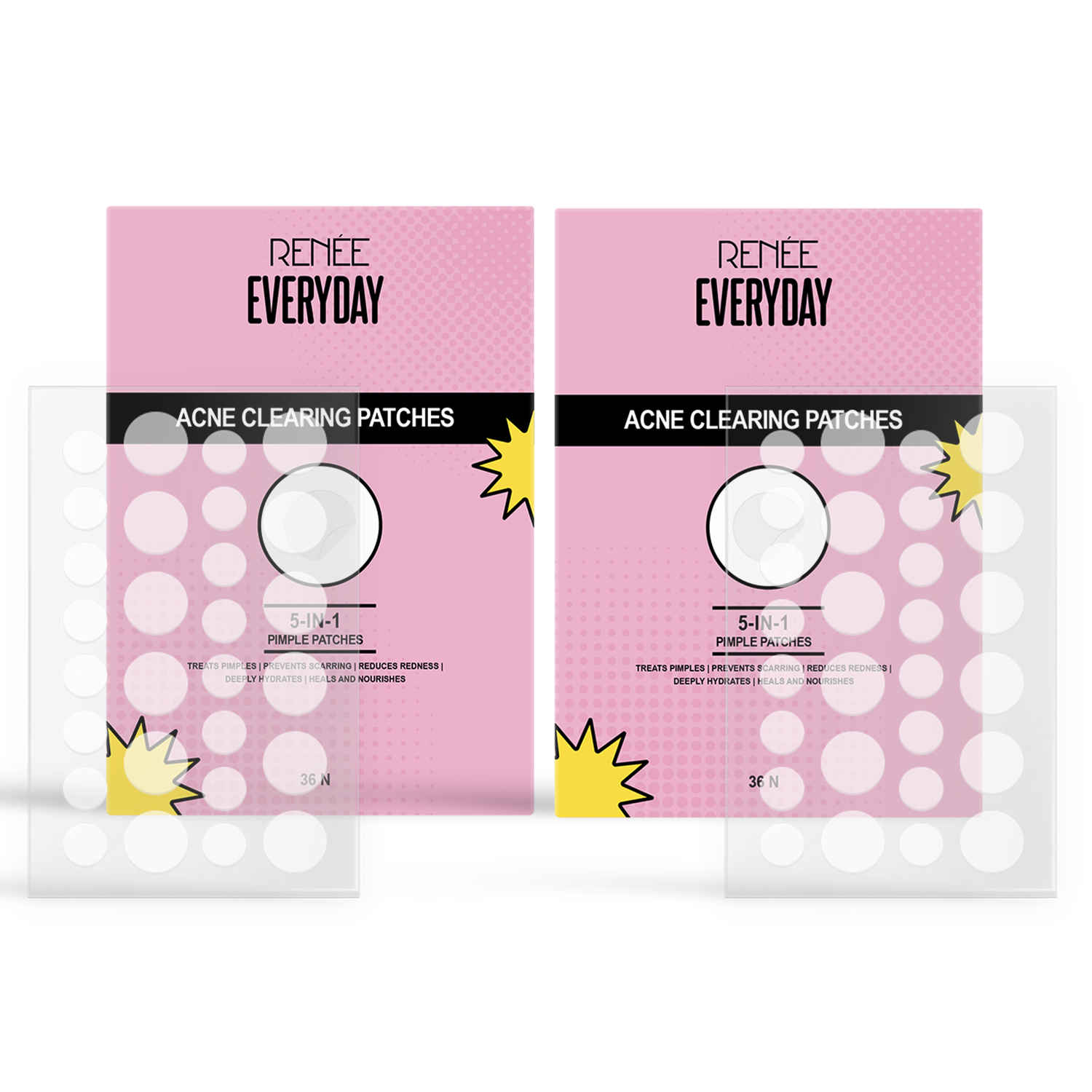 Buy Renee Everyday Acne Clearing Patches, Pack of 2 - Purplle