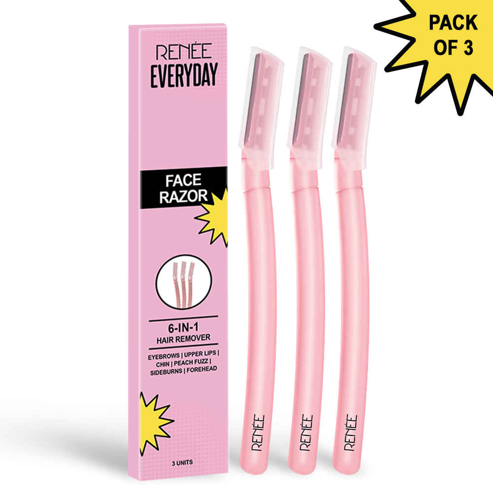 Buy Renee Everyday Face Razor, Pack of 3 - Purplle