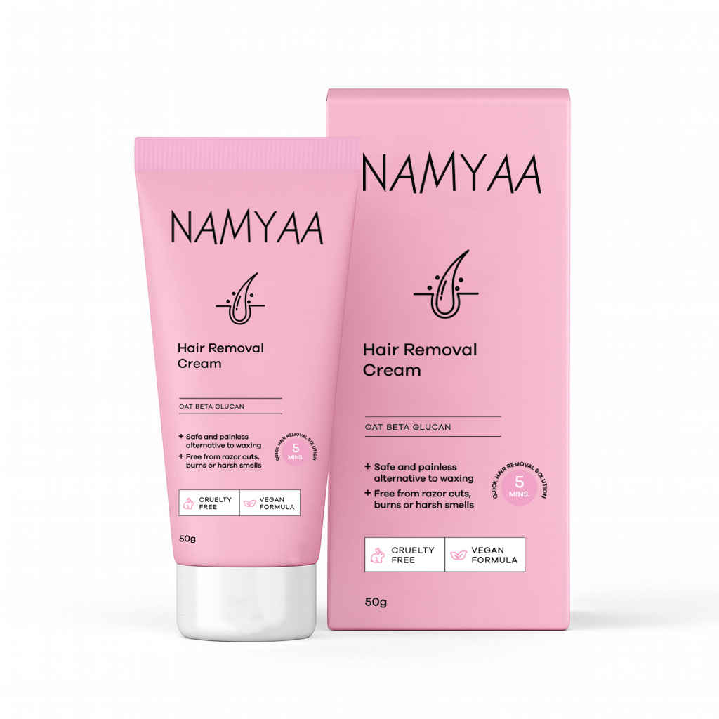 Buy Namyaa Hair Removal Cream for Intimate Skin Women 50 gm with After Wax Soothing Serum with Vitamin C - Purplle