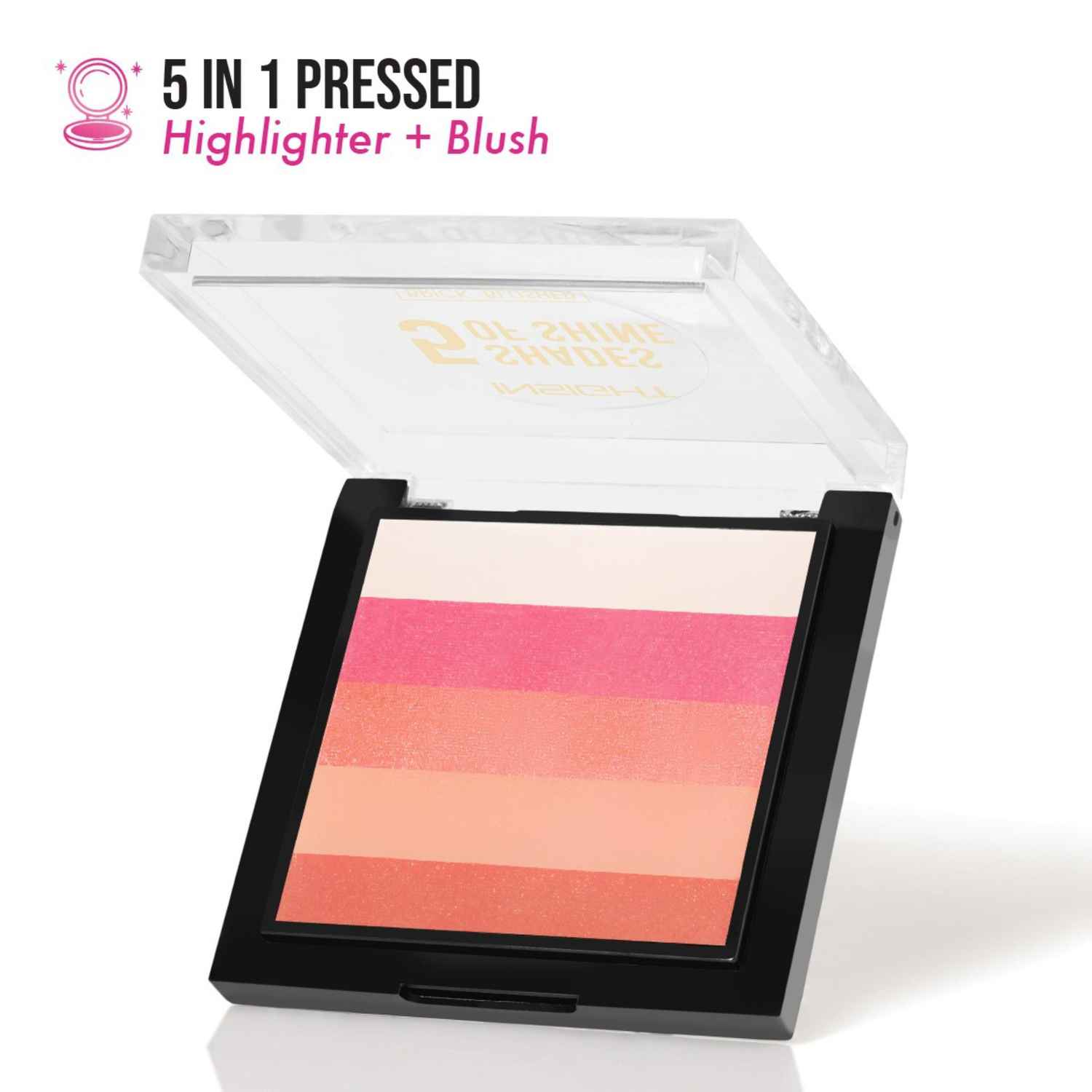 Buy INSIGHT Cosmetics 5 Shades Of Shine Brick Blusher - Prism Cascade (12 gm) - Purplle