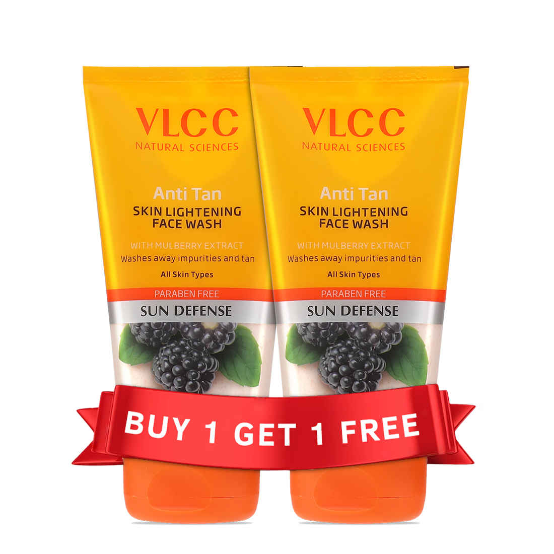 Buy VLCC Anti Tan Skin Lightening Face Wash (Buy 1 Get 1)(Each 150ml) - Pack of 2 - Purplle
