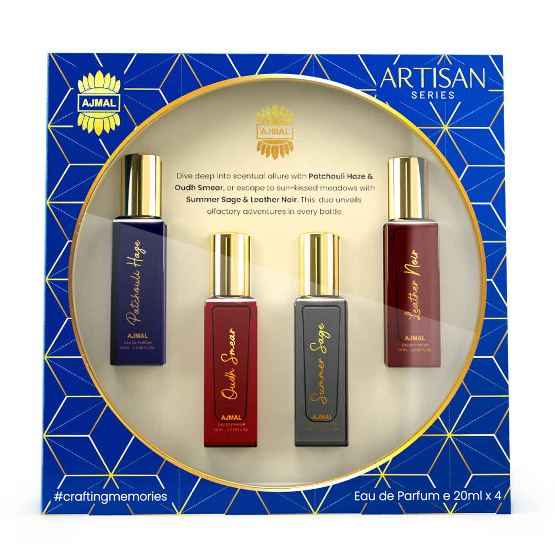 Buy Ajmal Artisan Luxury Unisex Eau De Parfum Gift Set 4 x 20 ml for Men & Women - Purplle