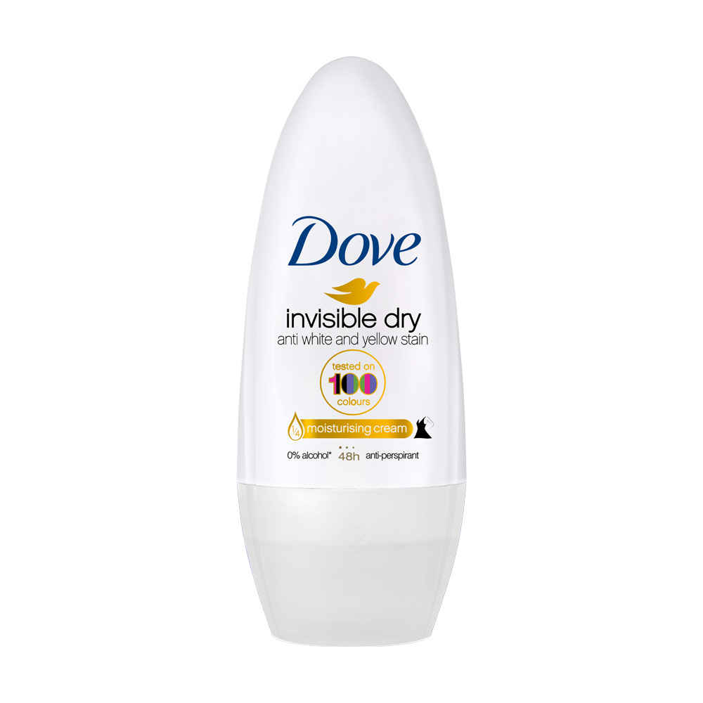 Buy Dove INVISIBLE DRY Deodorant Roll On For Women, Antiperspirant Underarm Roll On Removes Odour, Keeps Skin Fresh & Clean, Alcohol Free, Paraben Free (40 ml) - Purplle