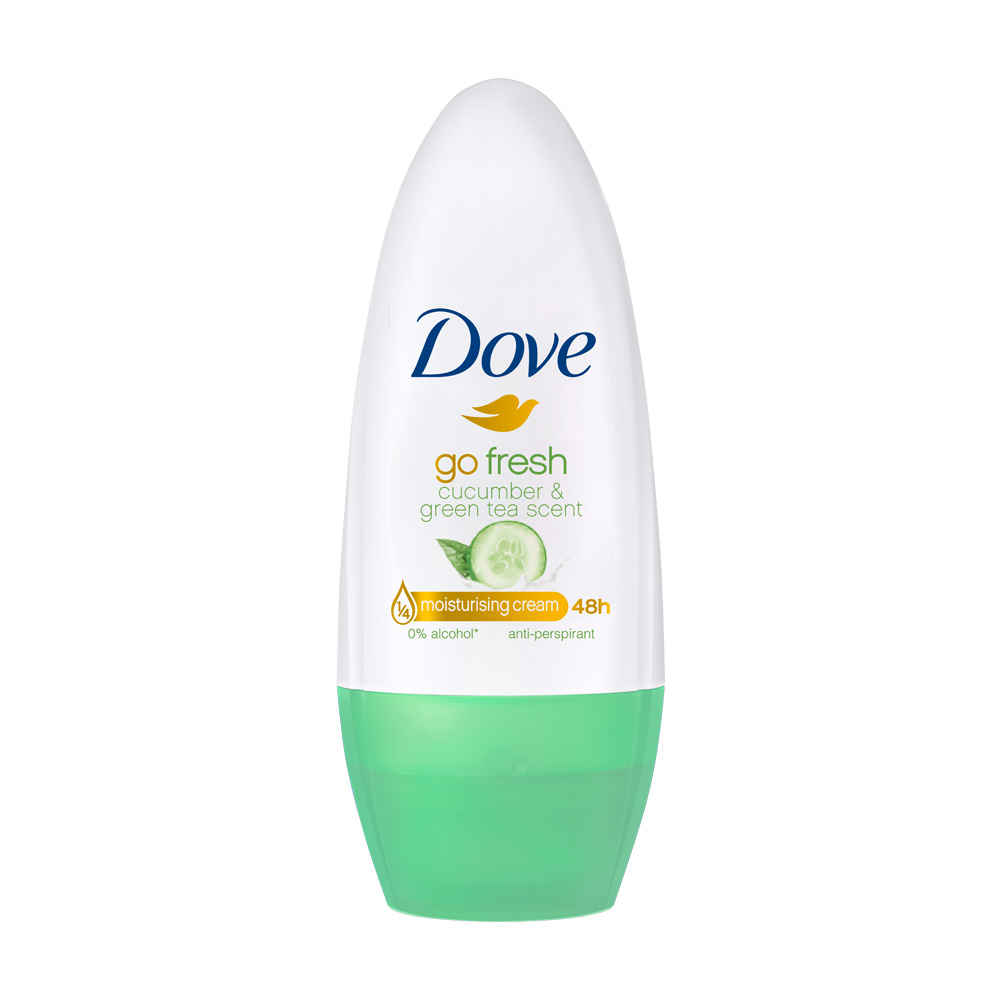 Buy Dove CUCUMBER Deodorant Roll On For Women, Antiperspirant Underarm Roll On Removes Odour, Keeps Skin Fresh & Clean, Alcohol Free, Paraben Free (40 ml) - Purplle