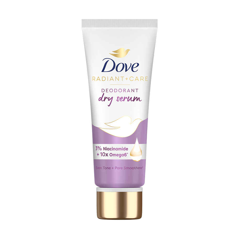 Buy Dove Radiant + Care Deodorant Dry Serum 3% Niacinamide + 10X Omega 6 (40 ml) - Purplle