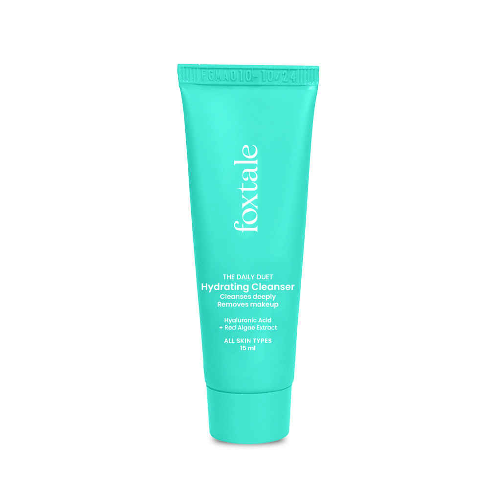 Buy Foxtale The Daily Duet Hydrating Cleanser 15 ml - Purplle