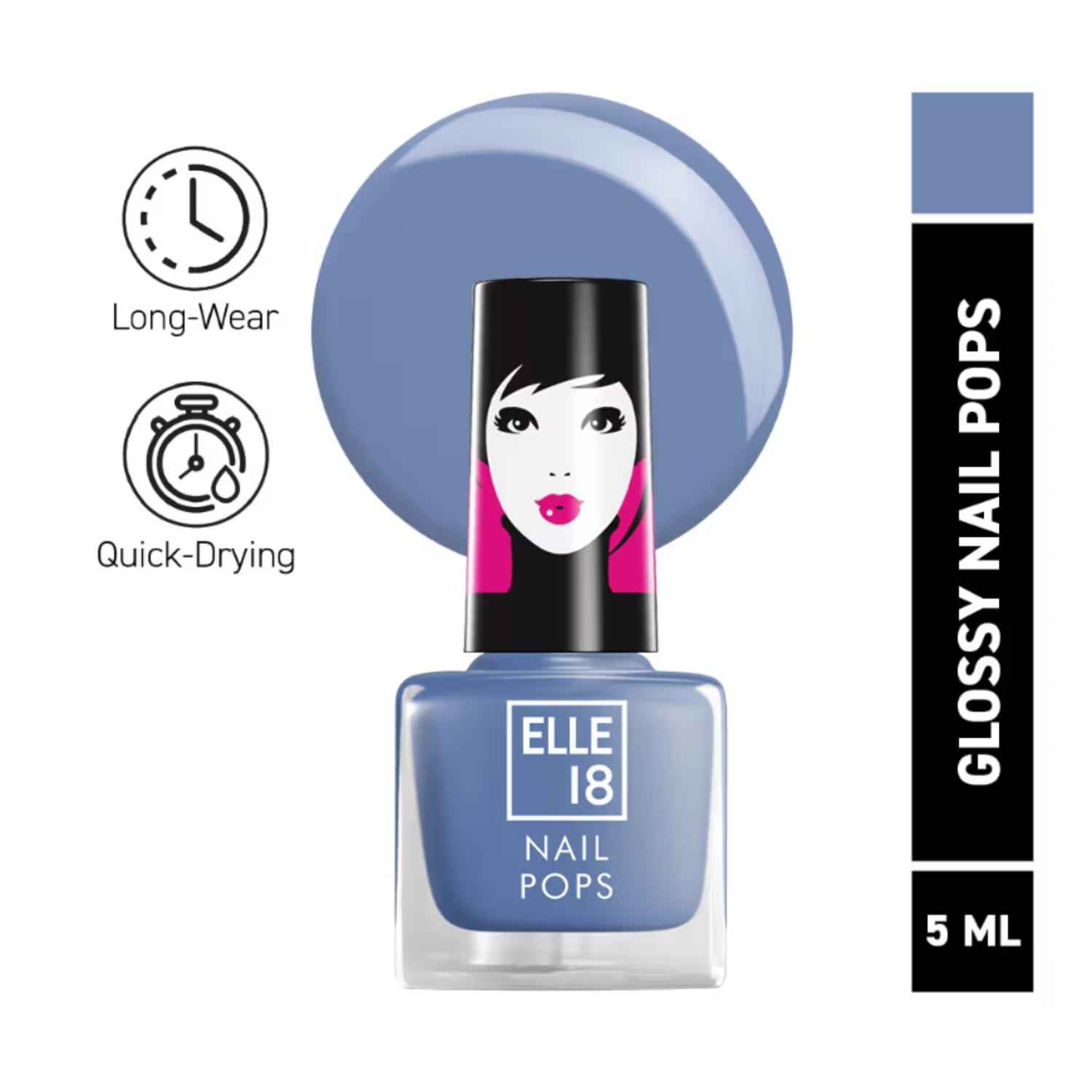Buy Elle18 NAIL POPS 195 5 ml - Purplle