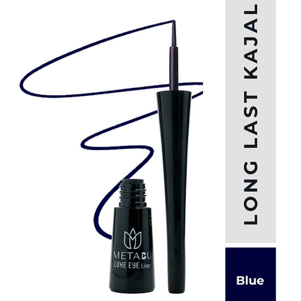 Buy METABU Long Lasting Luxe Eye Liquid Liner Blue - 4 ml - Purplle