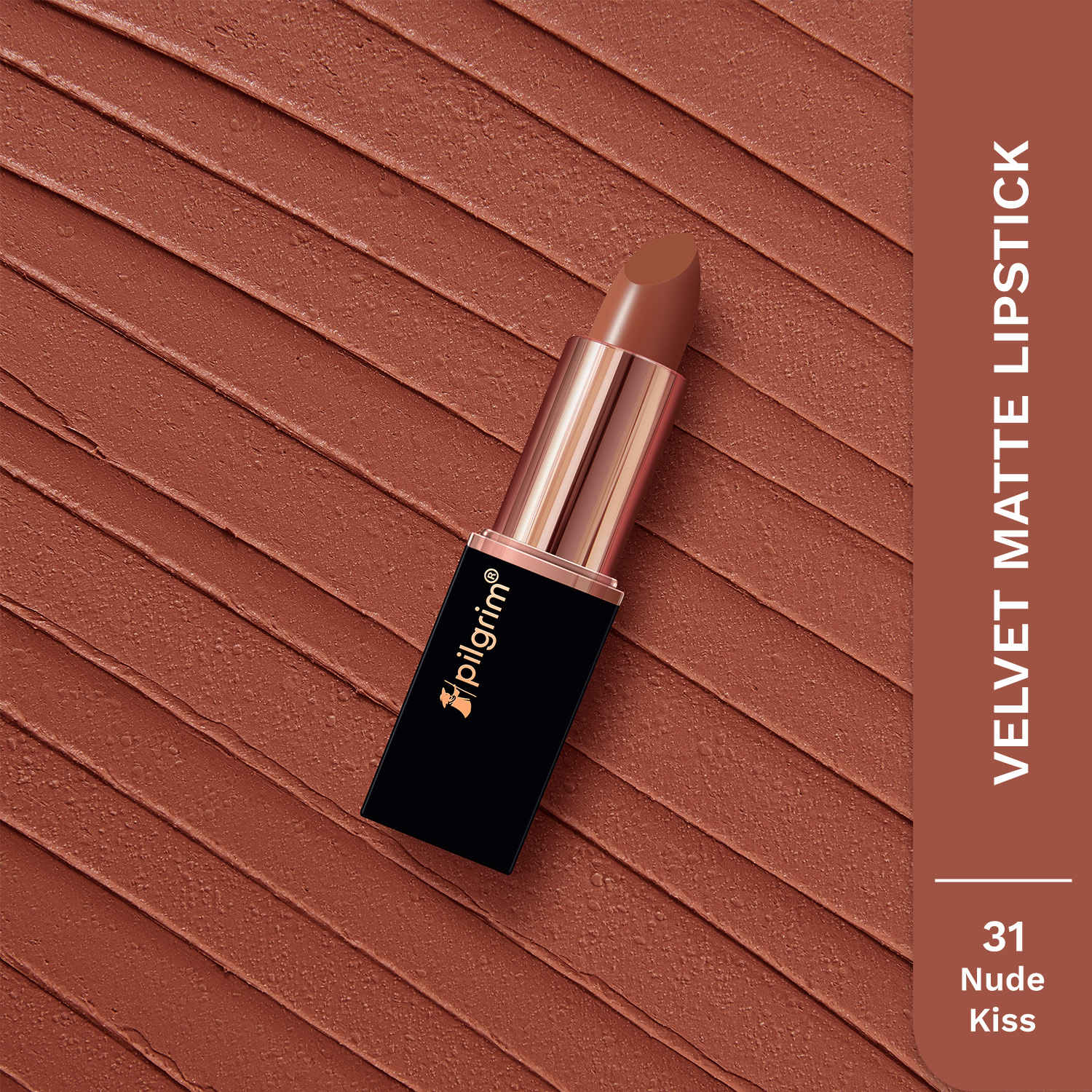 Buy Pilgrim Bullet Lipstick Nude Kiss (4.2 gm) - Purplle