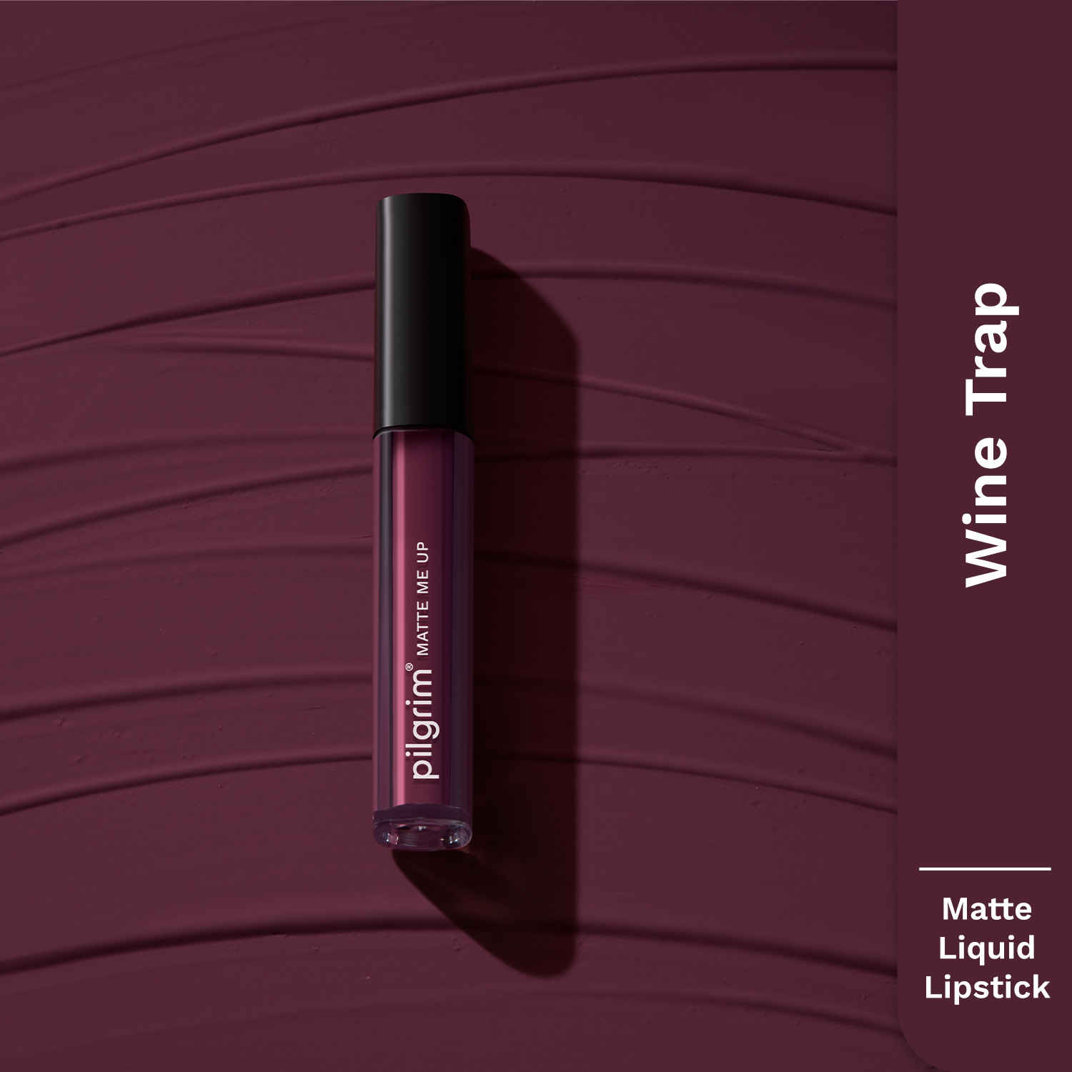Buy Pilgrim Liquid Lipstick Wine Trap (3 ml) - Purplle