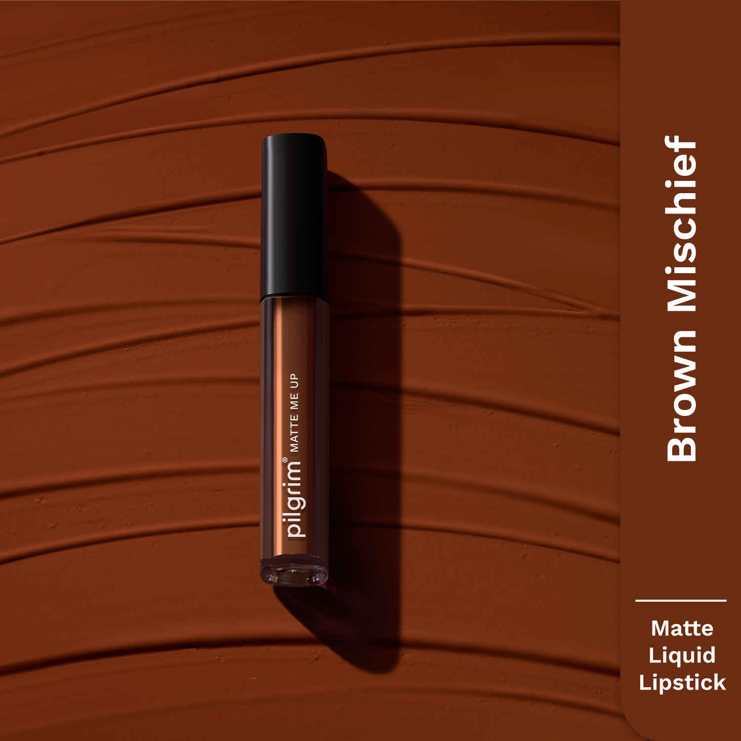 Buy Pilgrim Liquid Lipstick Brown Mischief (3 ml) - Purplle
