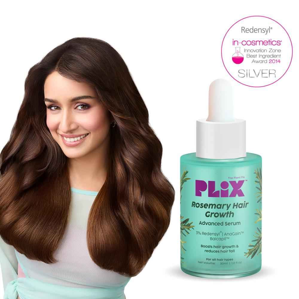 Buy PLIX - THE PLANT FIX Rosemary Hair Growth Serum with 3% Redensyl, 4% AnaGain, 3% Baicapil, 30 ml | Stimulates Hair Growth, Increase Hair Density & Thickens Hair | For Men & Women - Purplle