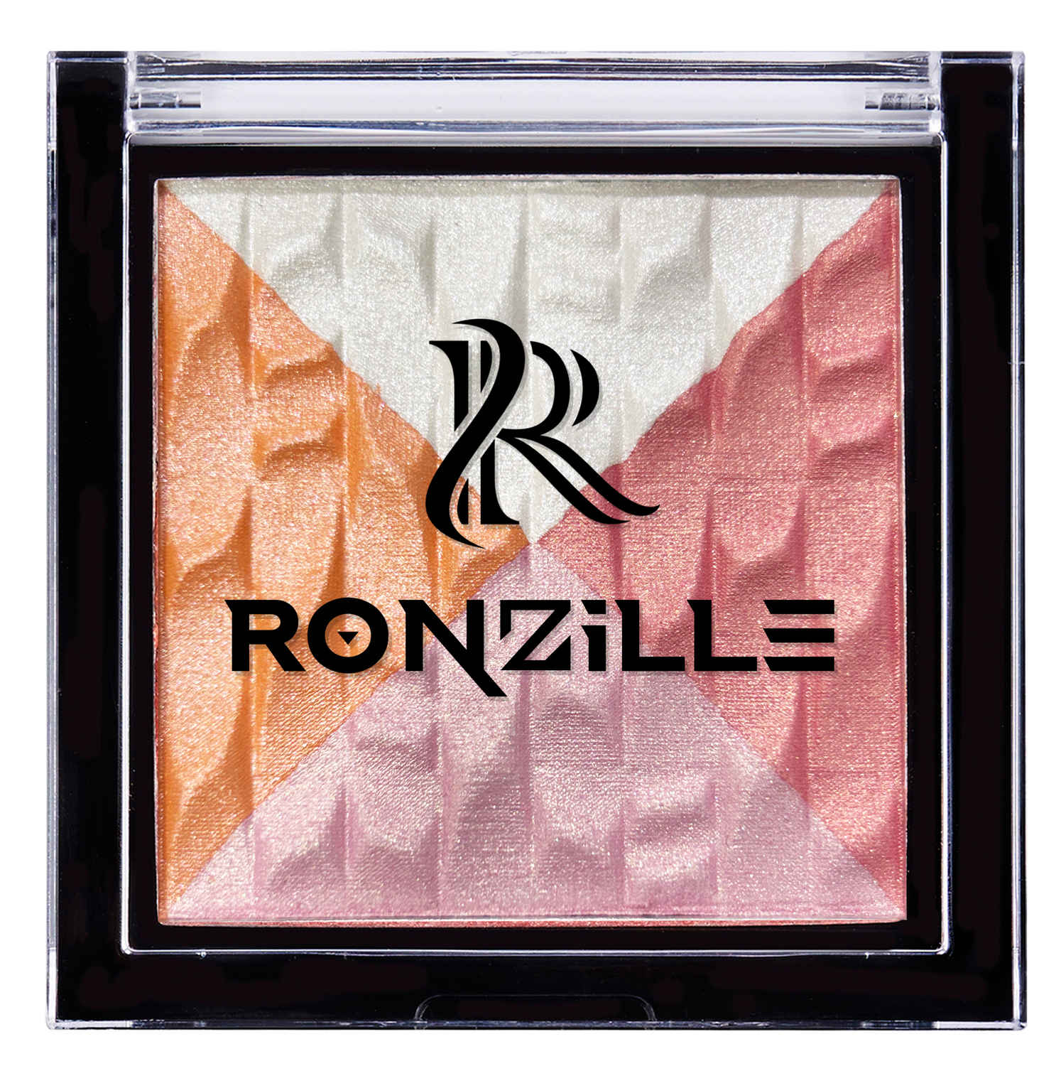 Buy Ronzille Shimmer Baked Blusher and Brick Highlighter - 04 - Purplle