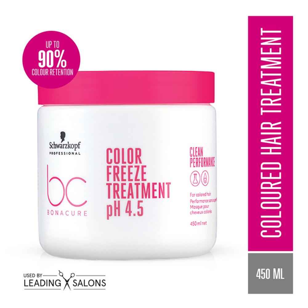 Buy Schwarzkopf Professional Bonacure pH 4.5 Color Freeze Treatment Masque for Colored Hair 450 ml - Purplle