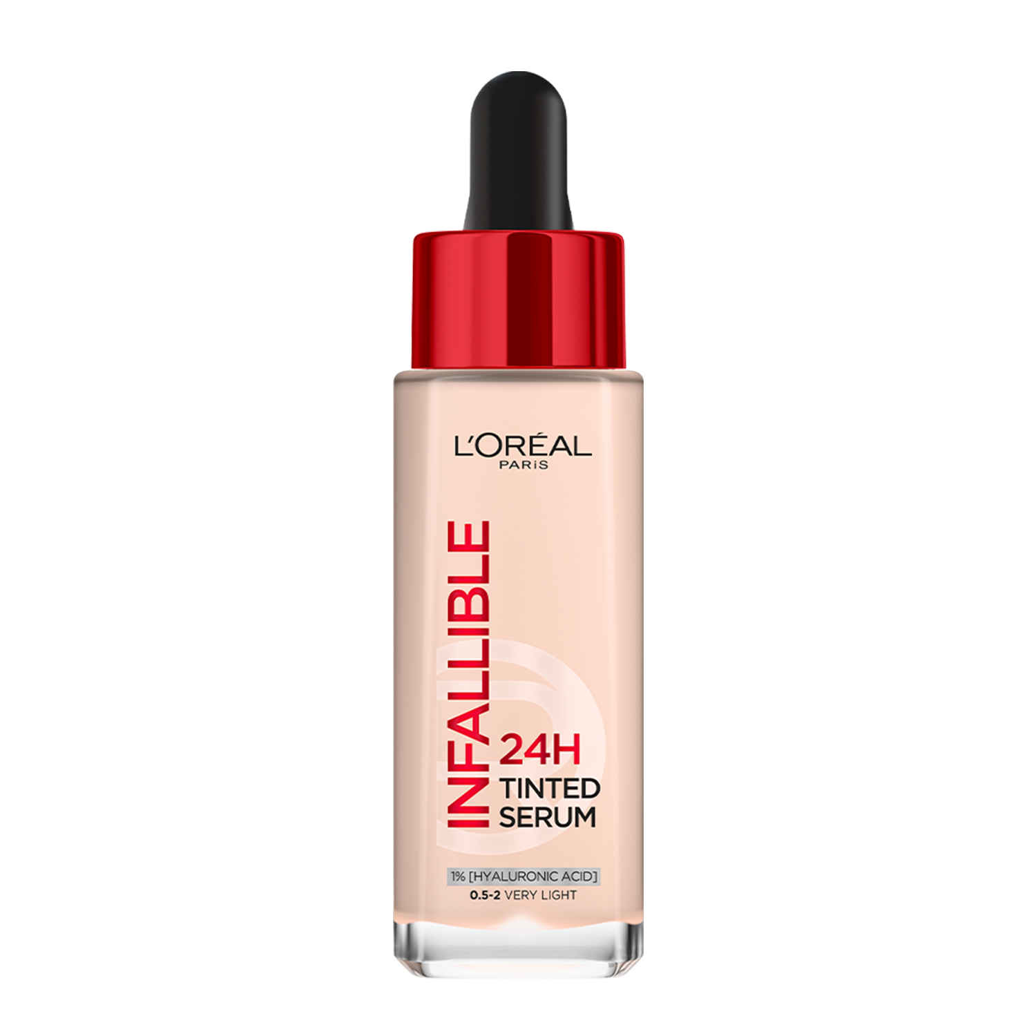 Buy L’Oreal Paris Infallible 24H Tinted Serum Foundation, Light-weight Coverage, Dewy & Radiant Finish, Transfer-proof, 0.5-2 Very Light, 30 ml - Purplle