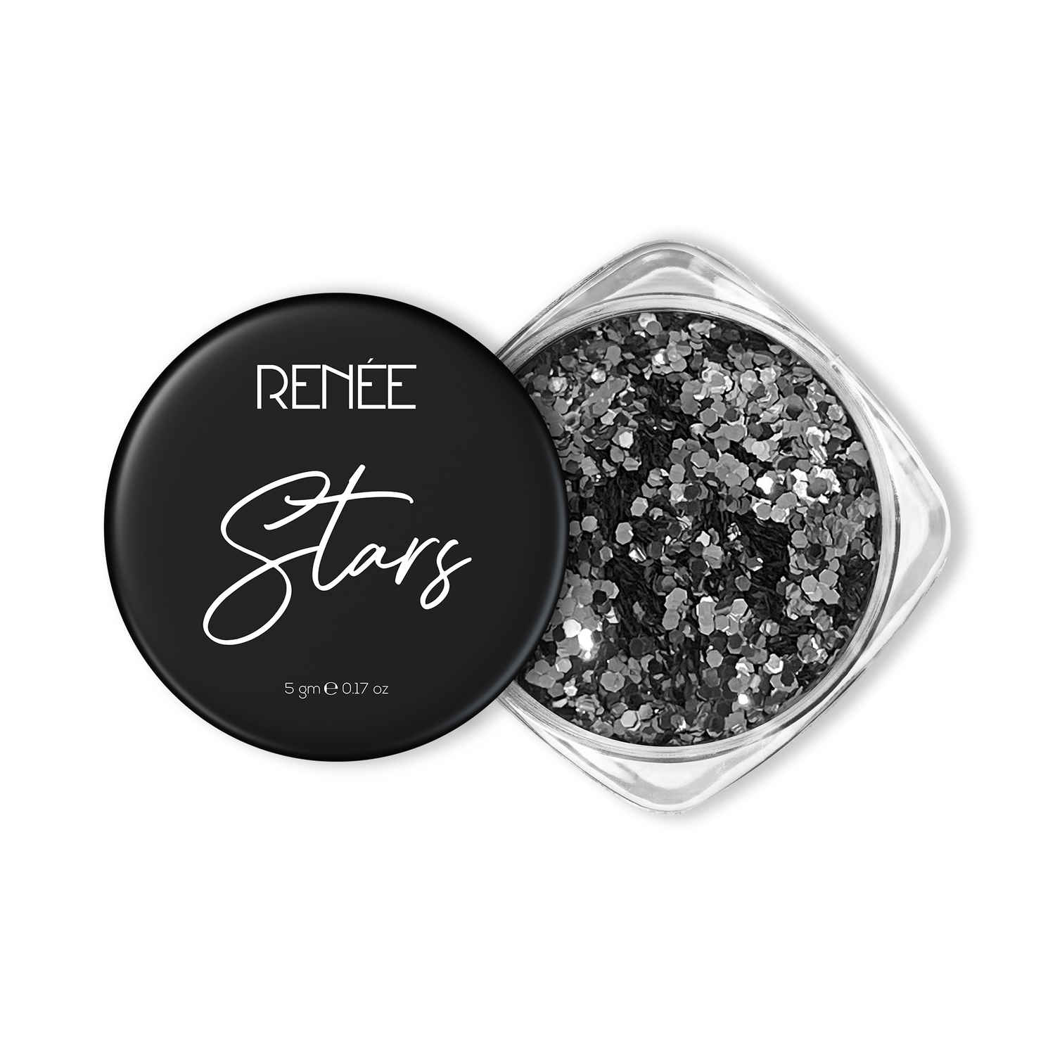 Buy RENEE Stars Face & Body Glitter - Silver 5 gm - Purplle