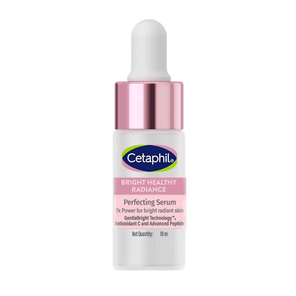 Buy Cetaphil Brightening Healthy Radiance Perfecting Serum 7X Power With Antioxidant C & Advanced Peptide 10 ml - Purplle