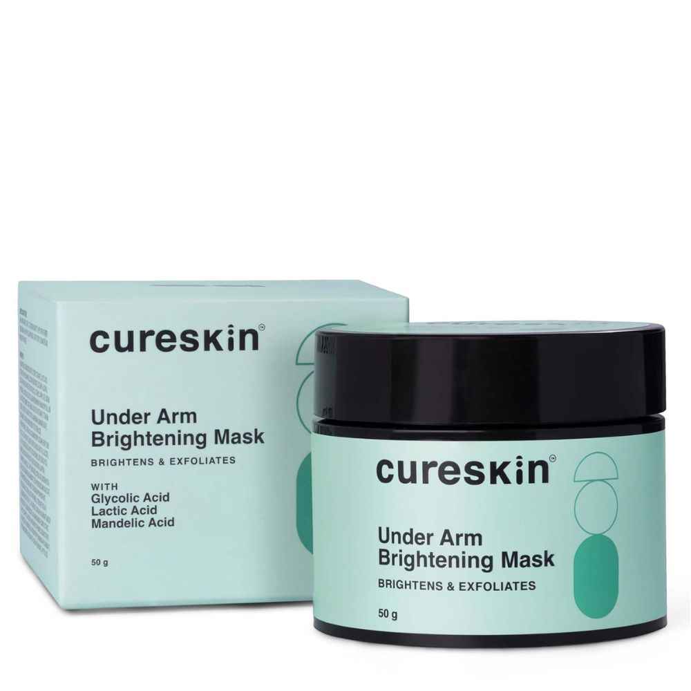 Buy Cureskin Under Arm Brightening Mask with Papaya & Sweet Orange | Dark Underarms & Hyperpigmentation | Under Arm Whitening Cream for Women & Men | Under arm Dark Removing Cream (50 gm) - Purplle