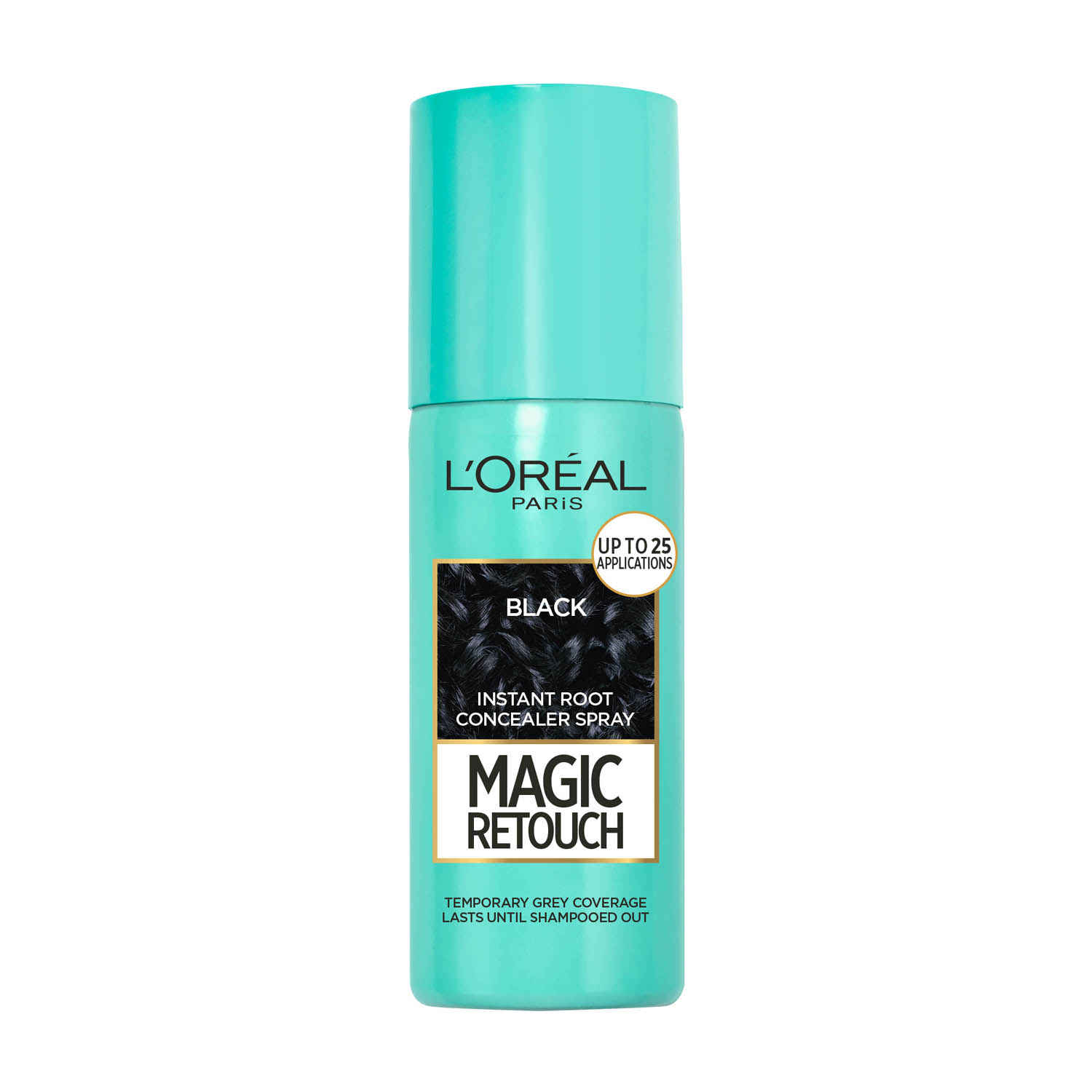 Buy L'Oreal Paris Magic Retouch Instant Root Concealer Spray - Black 75 ml -For All Hair Types - Purplle