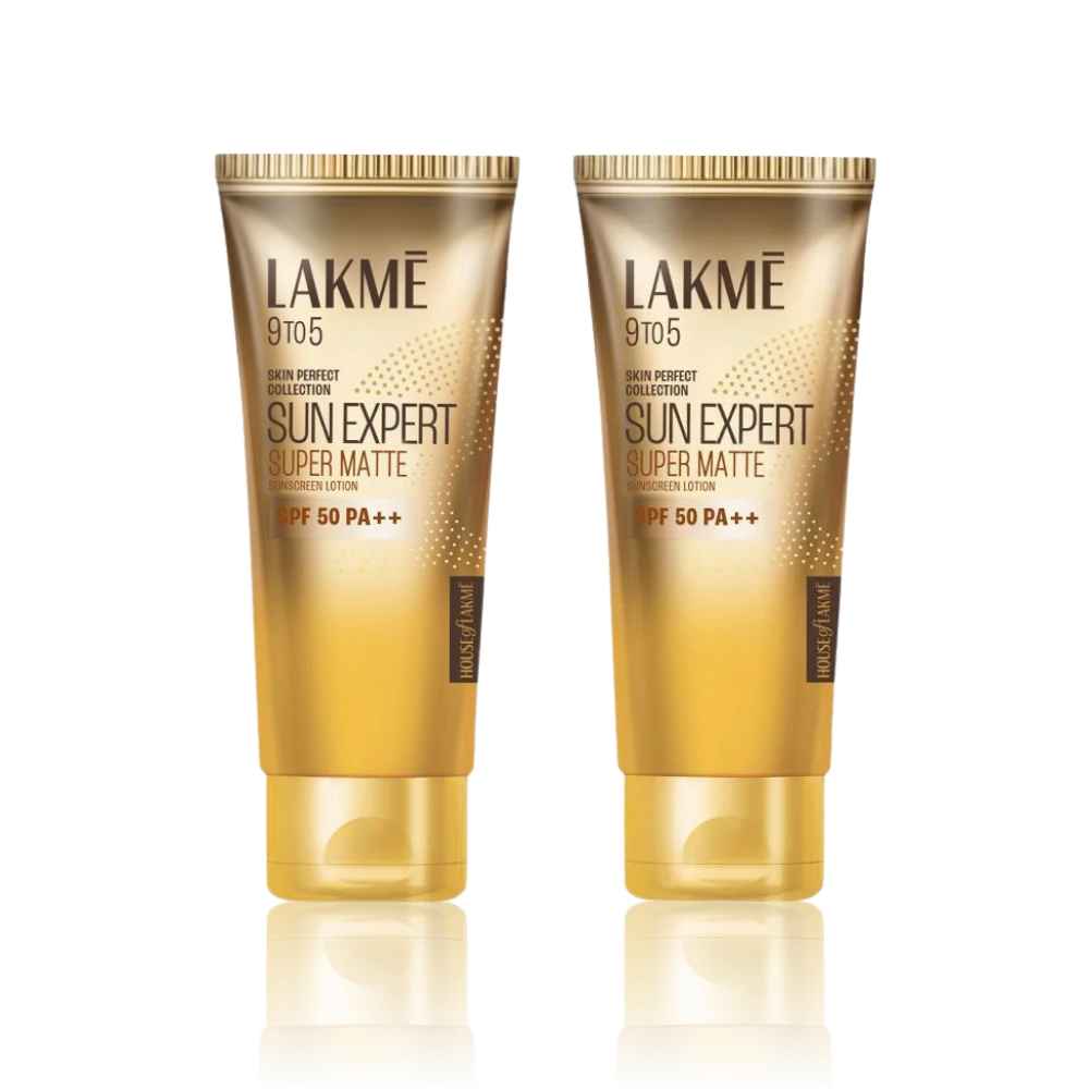 Buy Lakme Sun Protect Duo (Matte Sunscreen SPF 50 PA+++ 50 ml x 2) - Purplle