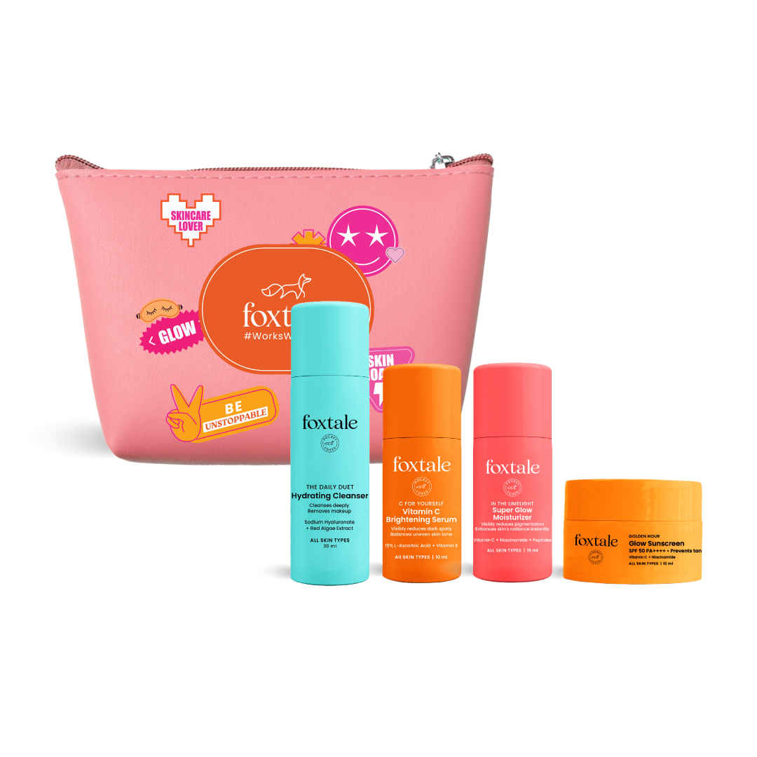 Buy Foxtale On the Glow Travel Kit - Combo of 4 - Purplle