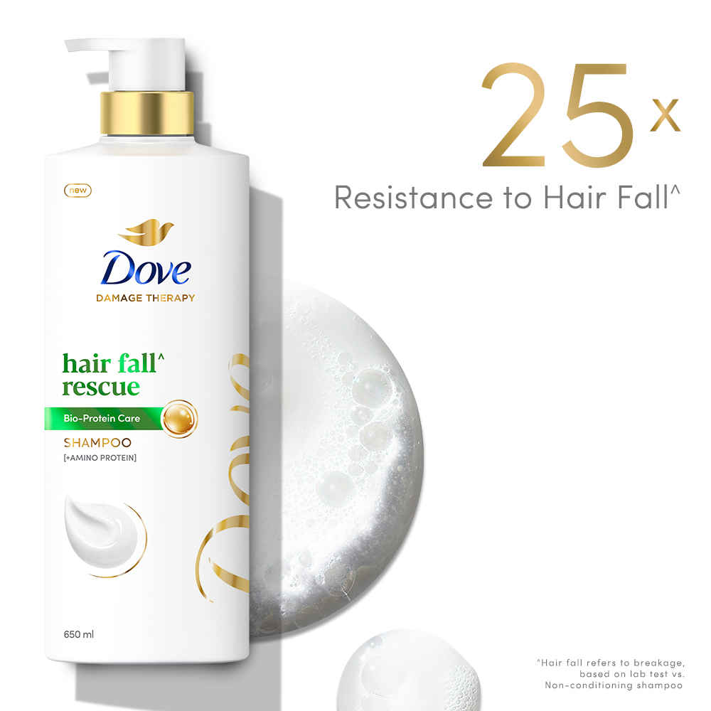Buy Dove Hair Fall Rescue Shampoo ( 650 ml ) - Purplle