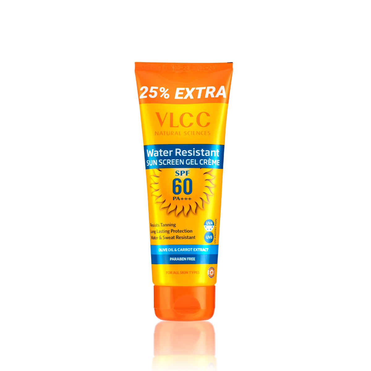 Buy VLCC Water Resistant SPF60 Sunscreen Gel Creme (110 gm) - Purplle