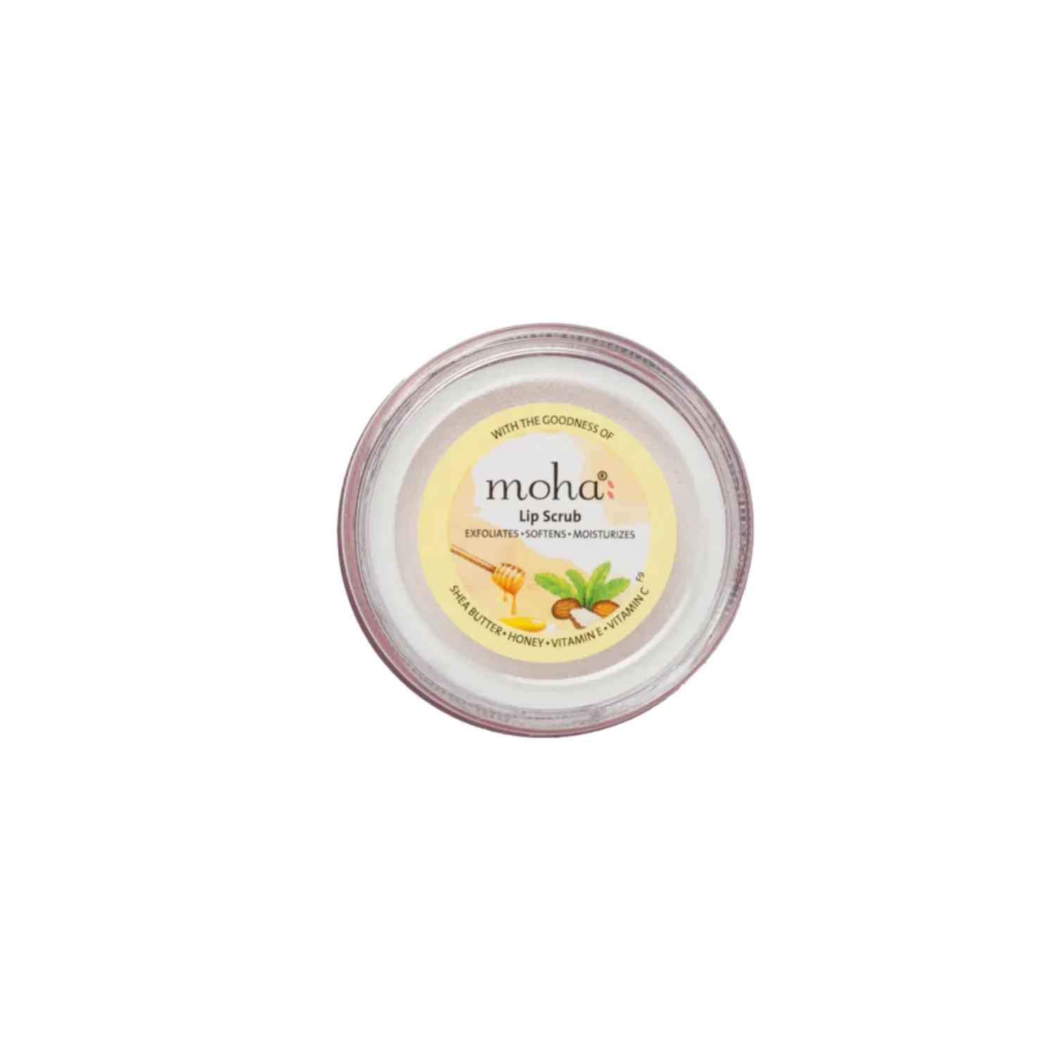 Buy Moha Lip Scrub Exfoliate And Hydrate Lips For Soft Plump Lips 12 gm - Purplle