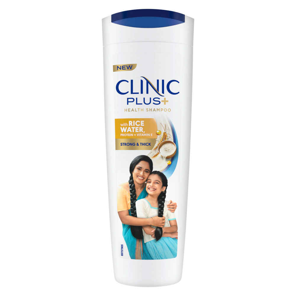 Buy Clinic Plus Strong & Extra Thick Shampoo with RICE WATER, Protein + Vitamin E (355 ml) - Purplle