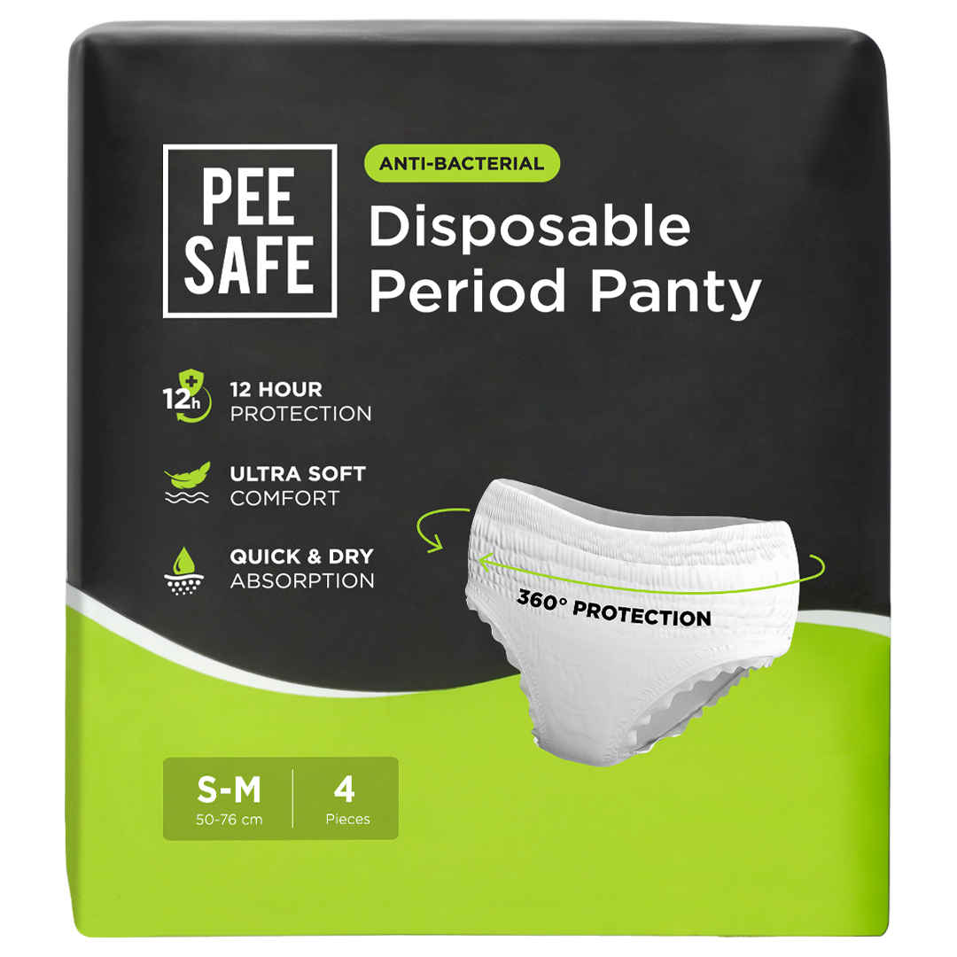Buy Pee Safe Disposable Period Panties for Women (S-M) - 4 Pc - Purplle