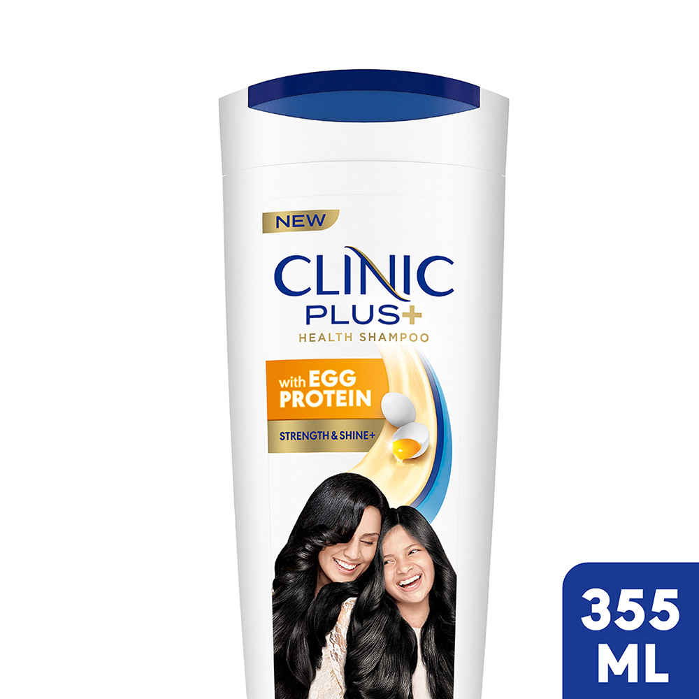 Buy Clinic Plus Strength & Shine With Egg Protein Shampoo, 355 ml - Purplle