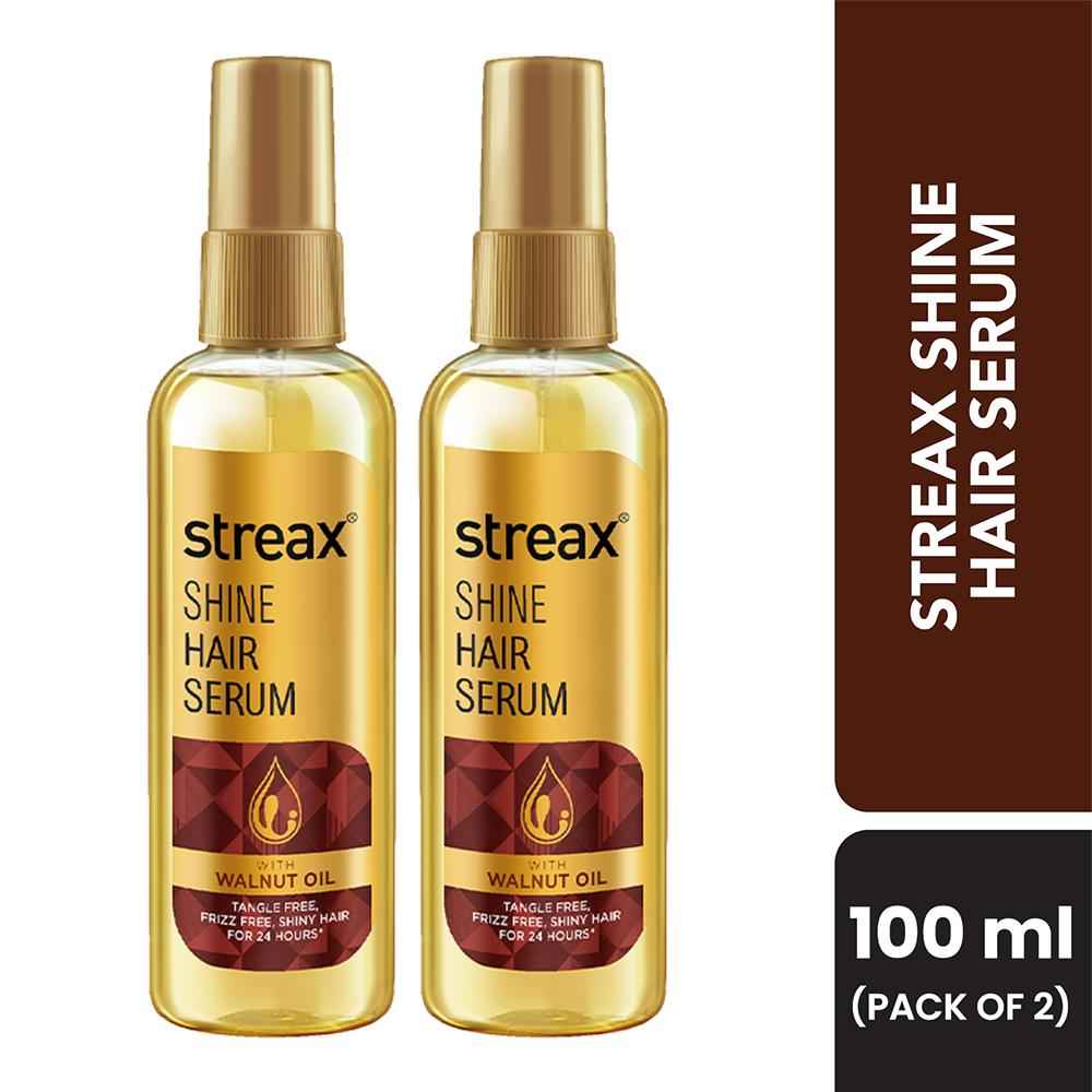 Buy Streax Hair Serum with Walnut Oil Pack of 2 - Purplle