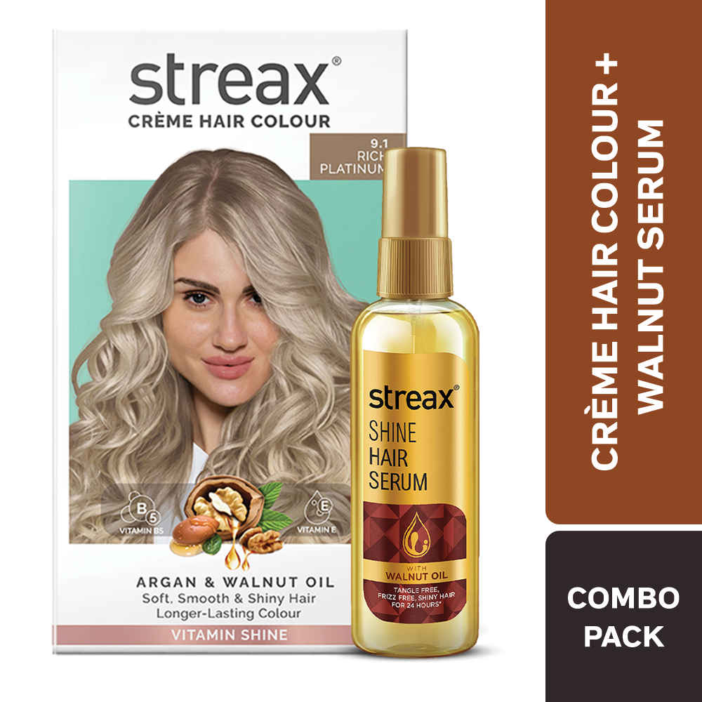 Buy Streax Hair Colour - Rich Platinum Pack Of 2 - Purplle