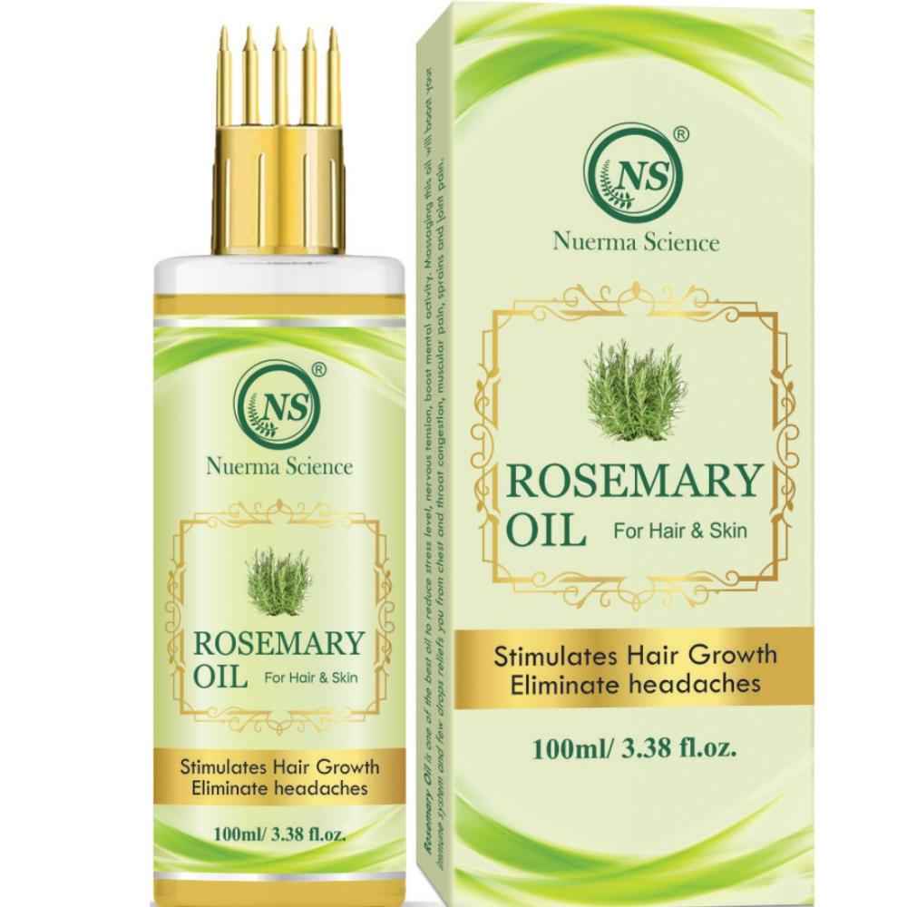 Buy Nuerma Science Rosemary Oil for Anti-Dandruff and Stimulate Hair Growth, Shiner & Heavier, Fuller Hair Hair Oil (100 ml) - Purplle