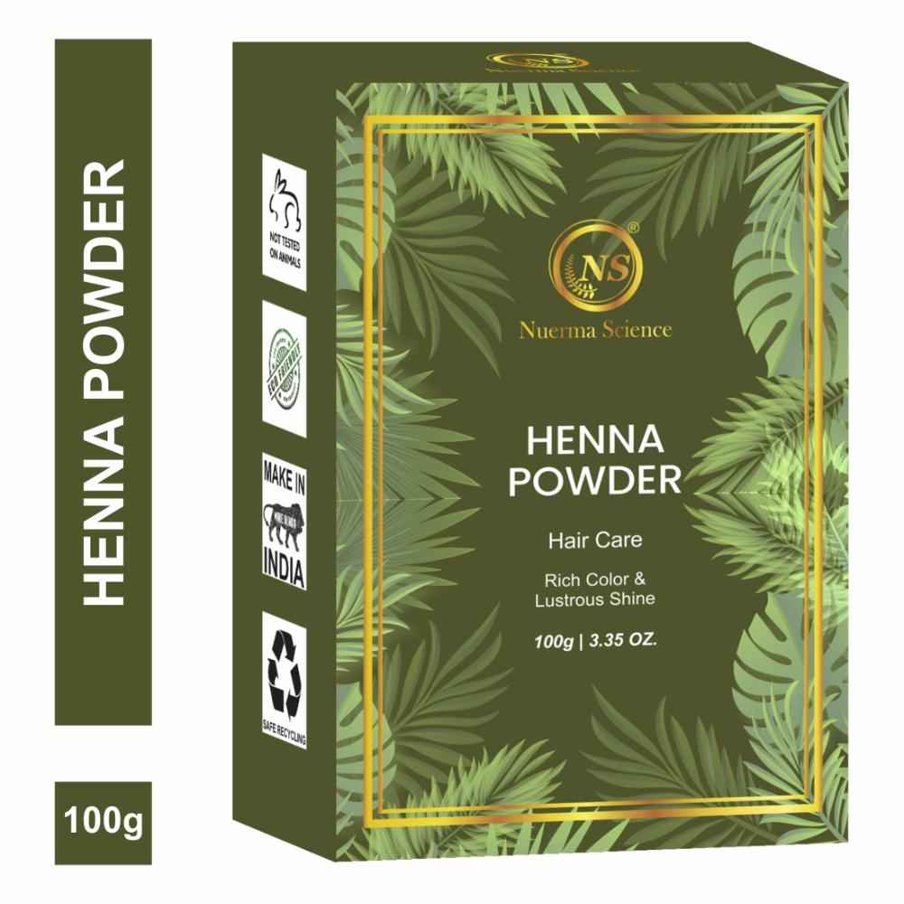 Buy Nuerma Science Henna Powder for Hair & Hand Natural Henna Color (100 gm) - Purplle