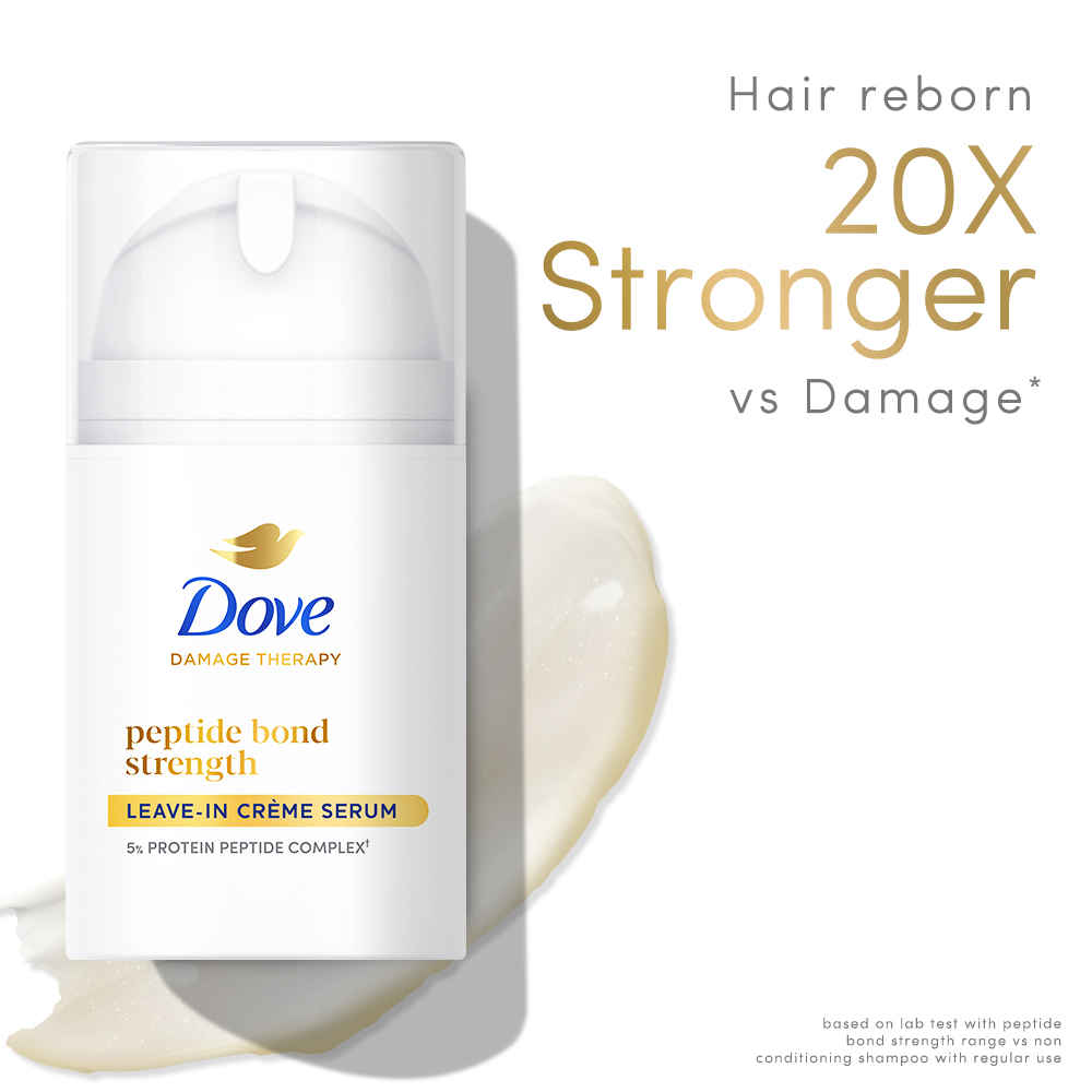 Buy Dove Peptide Bond Strength Leave In Creme Serum | 52 ml - Purplle