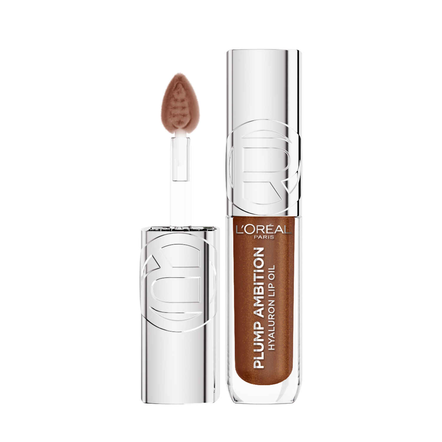 Buy L'Oreal Paris Plump Ambition Hyaluron Lip Oil - 510 La Nuit Sparkle - Plumping Lip Oil , 5 ml - Purplle