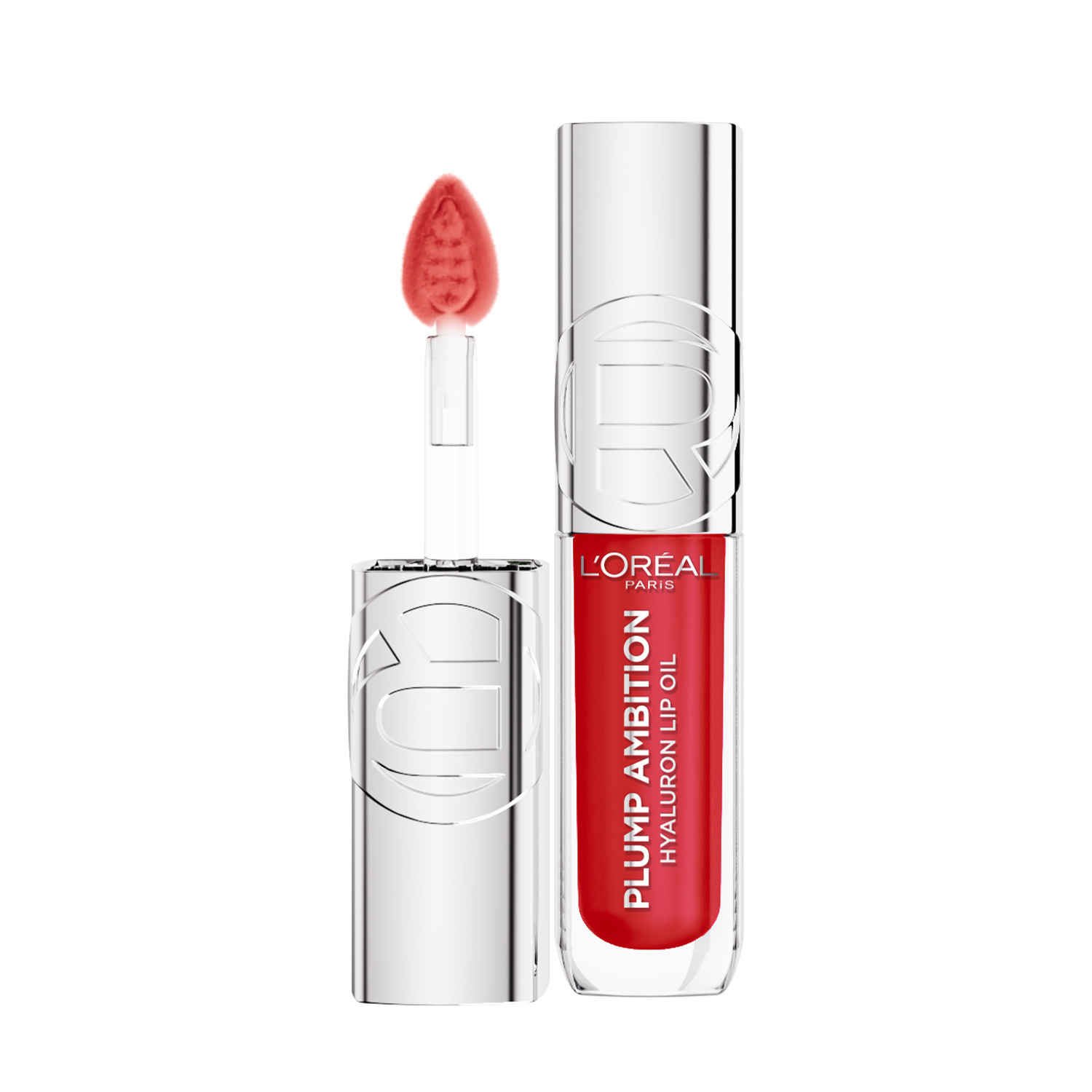 Buy L'Oreal Paris Plump Ambition Hyaluron Lip Oil - 380 Rouge In Love - Plumping Lip Oil , 5 ml - Purplle