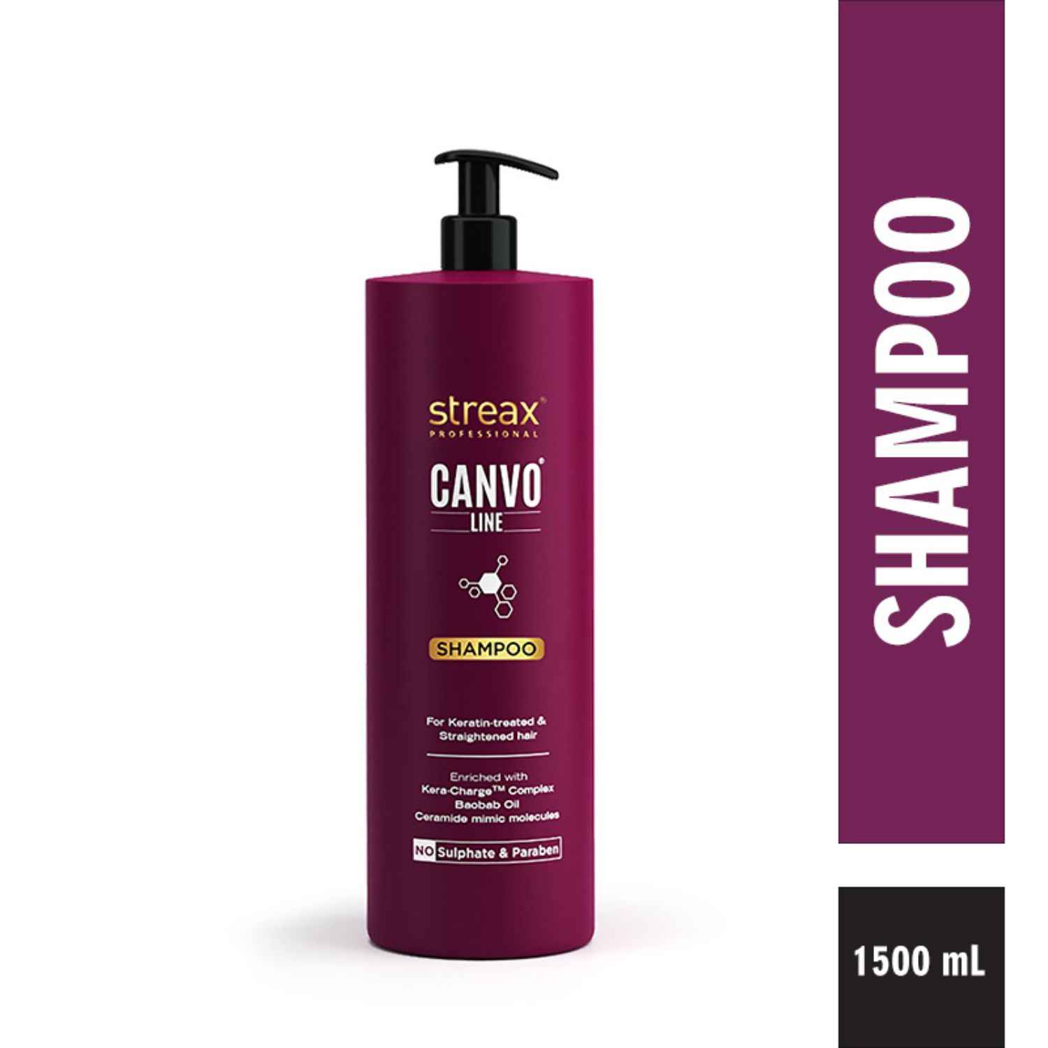 Buy Streax Professional Canvoline Shampoo 1500 ml - Purplle