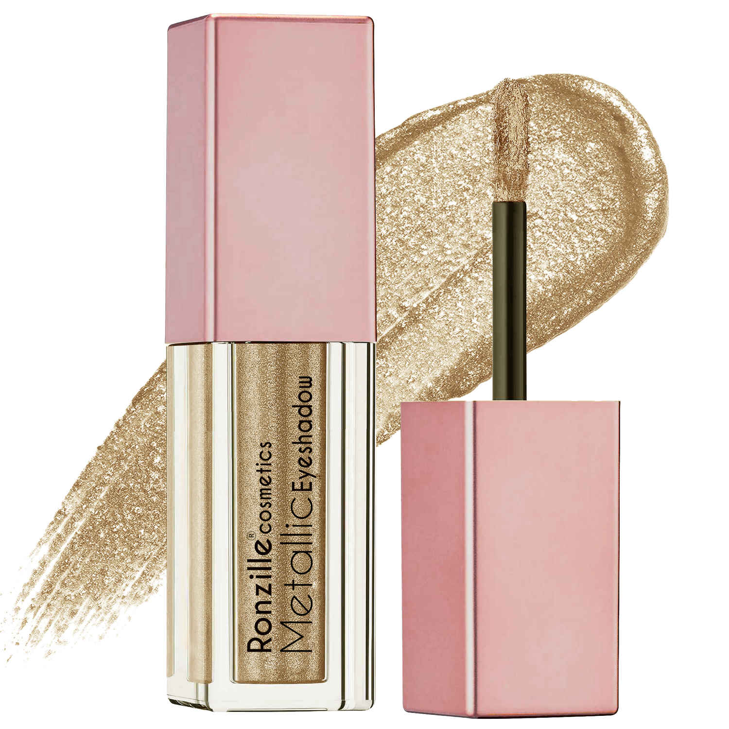 Buy Ronzille Metallic Liquid Glitter Eyeshadow- Diamond Dust (2.5 ml) - Purplle
