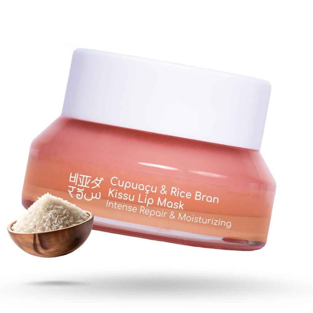 Buy Beyond Rice Cranberry Kissu Lip Mask with Capuacu butter, jojoba oil & Rice Bran (15 gm) - Purplle