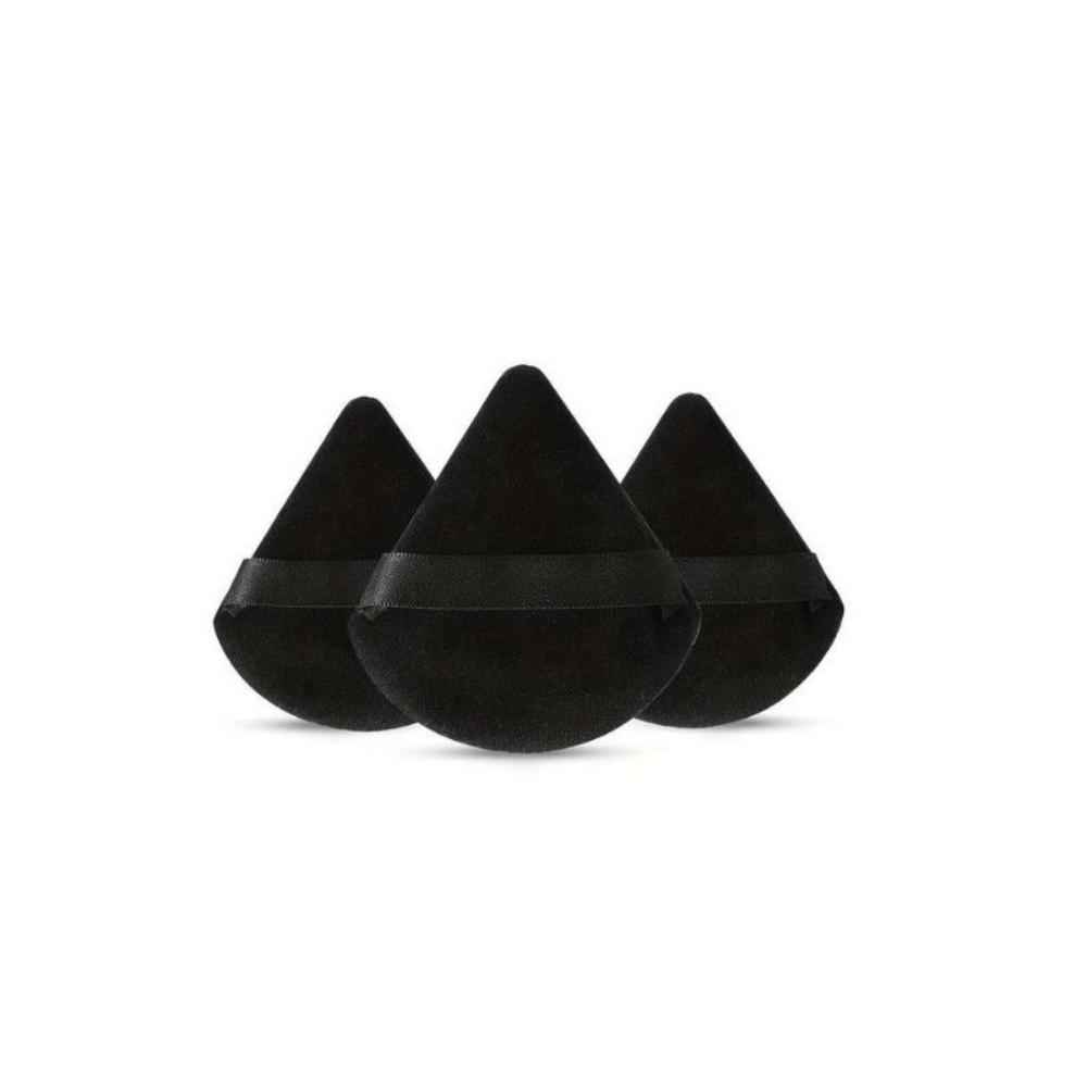 Buy Rhe Cosmetics Mini Triangle Pizza Powder Puff & Makeup Blender Sponge - Black (10 gm) - Purplle