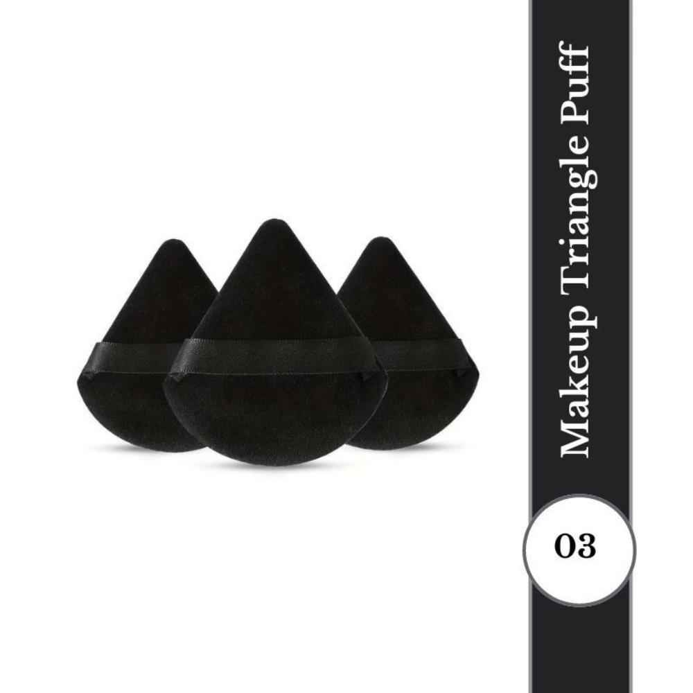 Buy Makeup By Siti Triangle Pizza Powder Puff & Makeup Blender Sponge - Black (10 gm) - Purplle