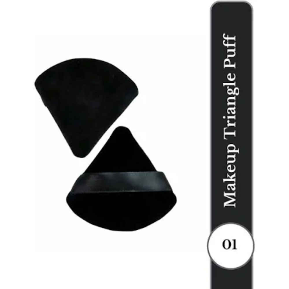 Buy Makeup By Siti Triangle Pizza Powder Puff & Makeup Blender Sponge - Black 1 PC - Purplle
