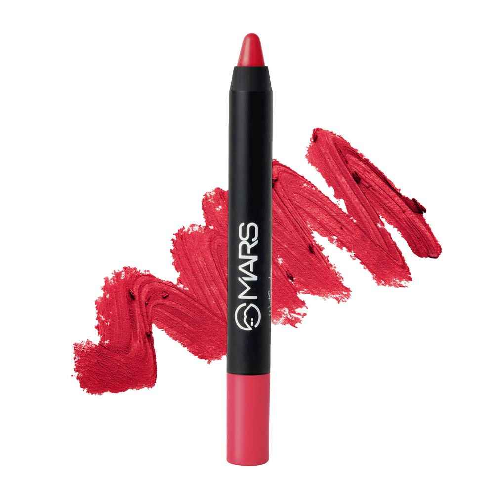 Buy MARS Won't Smudge Won't Budge Crayon Lipstick up to 12 Hours Stay | Matte Finish | Waterproof | Won't Smudge Won't Budge Lip Crayon (3.5 gm) (17-I Am Wise) - Purplle