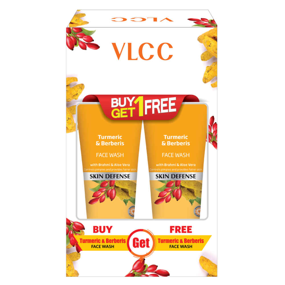 Buy VLCC Turmeric & Berberis Face Wash (150 ml) (150 ml) (Buy 1 Get 1 Free) - Purplle