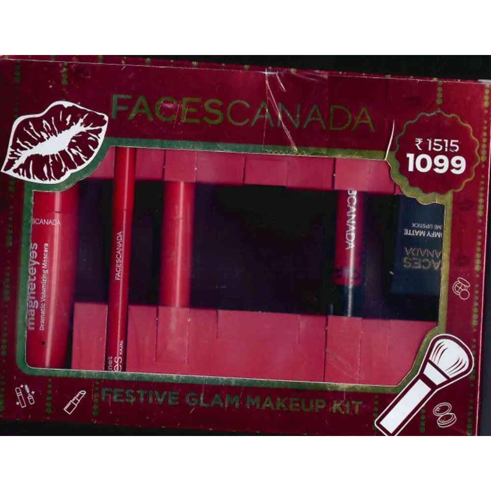 Buy FACES CANADA Festive Glam Makeup Kit - Combo of 5 - Purplle