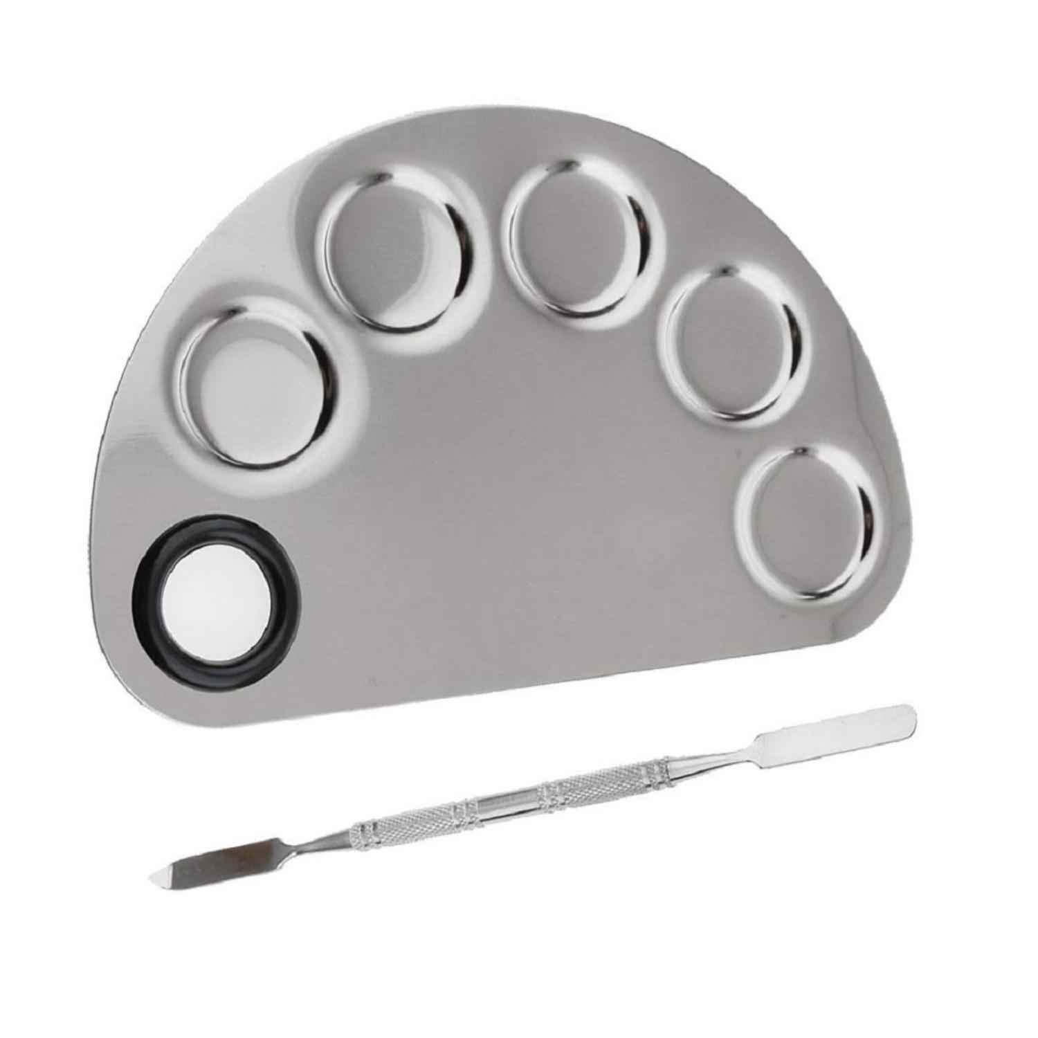 Buy Mepoint Professional Makeup Mixing Palette with Spatula Tool set, 2 pcs - Purplle